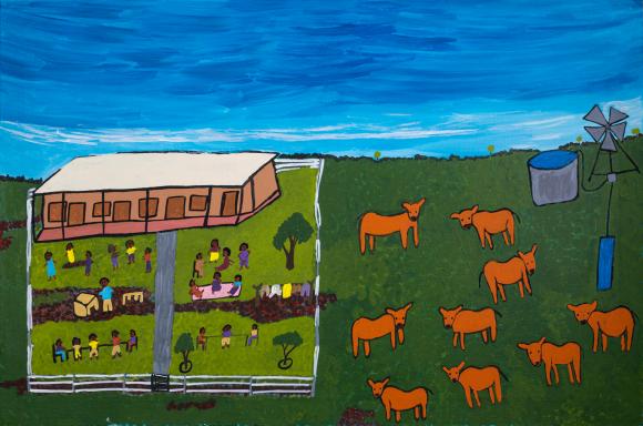 Lindy Brodie - Rocky Downs Painting (19-TA82)